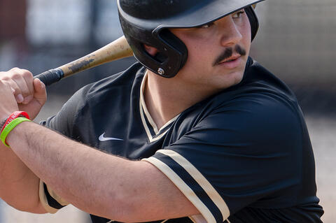 	Allen Senior Jake Hisaw hit a home run against Varnum on Tuesday 