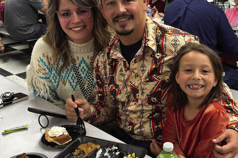 Arabella Careney was thrilled to have lunch with her parents Layce and Michael