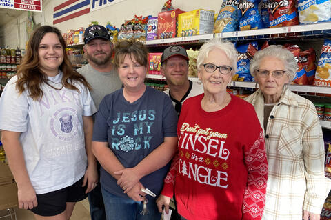 Congratulations to the six lucky people who went home $100 richer following the Allen Chamber of Commerce drawing this past Saturday. The Chamber donated $500 with an anonymous supporter giving $100. Taking home the cash were (left to right) Morgan Sudekum, James Linker, Karla Cramer, Daniel Sinks, Dorothy Knighten and Violet Long