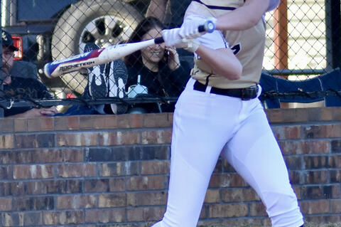 Kryslyn Stephens went 3 for 3 at the plate against Ripley.
