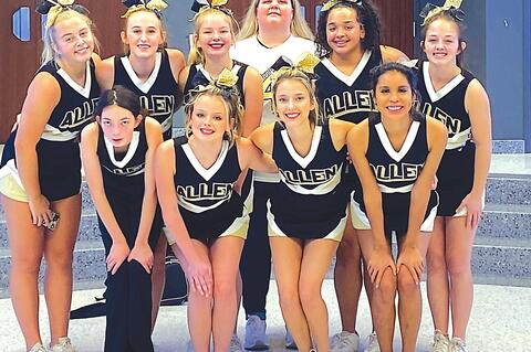 The Allen cheerleaders