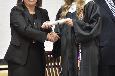 Supt. White and Cami Frederick