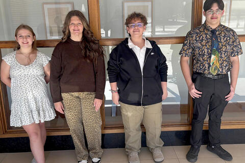 Johannah Bakken, Molly Johnson, Jase Johnson and Alex Moreno won seats in the East Central Oklahoma Band Director’s Association All-District Band. They represented Allen wonderfully in their concert Saturday afternoon at ECU.