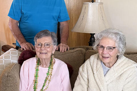 Glendene with her brother Eddie and sister Violet