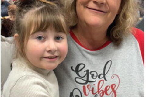 Penny Ward got to join her granddaughter Haven Ward