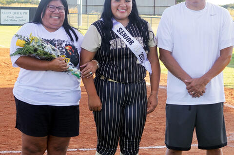 Softball Seniors Honored