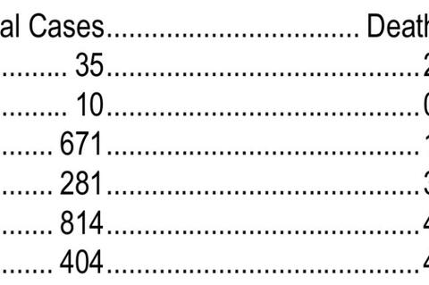 Current Local COVID Numbers