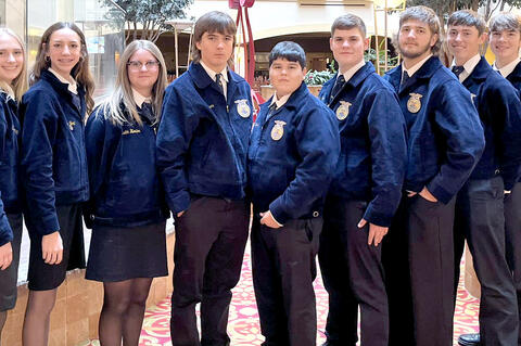 Eleven members of the Allen FFA Chapter attended the “Made for Excellence” Leadership Conference in Oklahoma City this past weekend with over 1