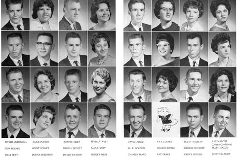 	Down Memory Lane...The Year was 1962