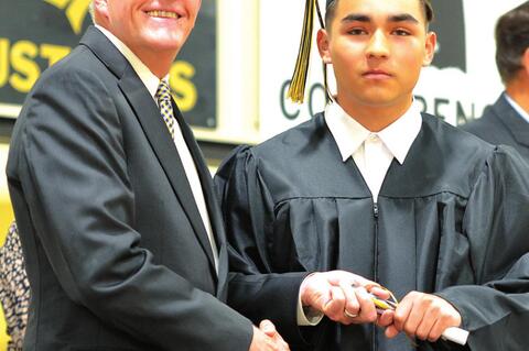 Superintendent Hiatt & Rudy Medina