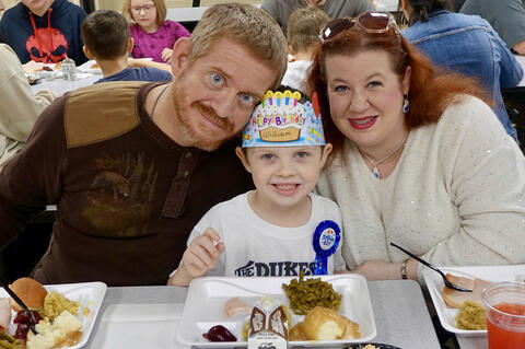 William Horn not only got to celebrate his birthday,