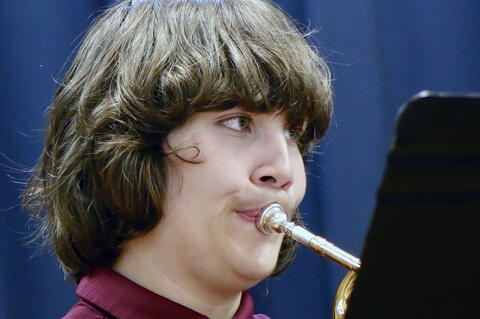 The Allen band held their annual Spring concert on Sunday afternoon