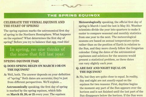 What Exactly Is the Spring Equinox and What Happens During It?