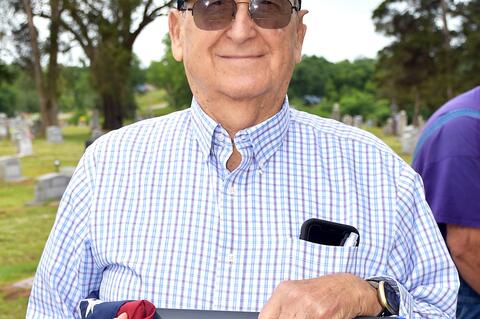 Wayne Bullard spoke at the Allen Memorial Day Ceremony