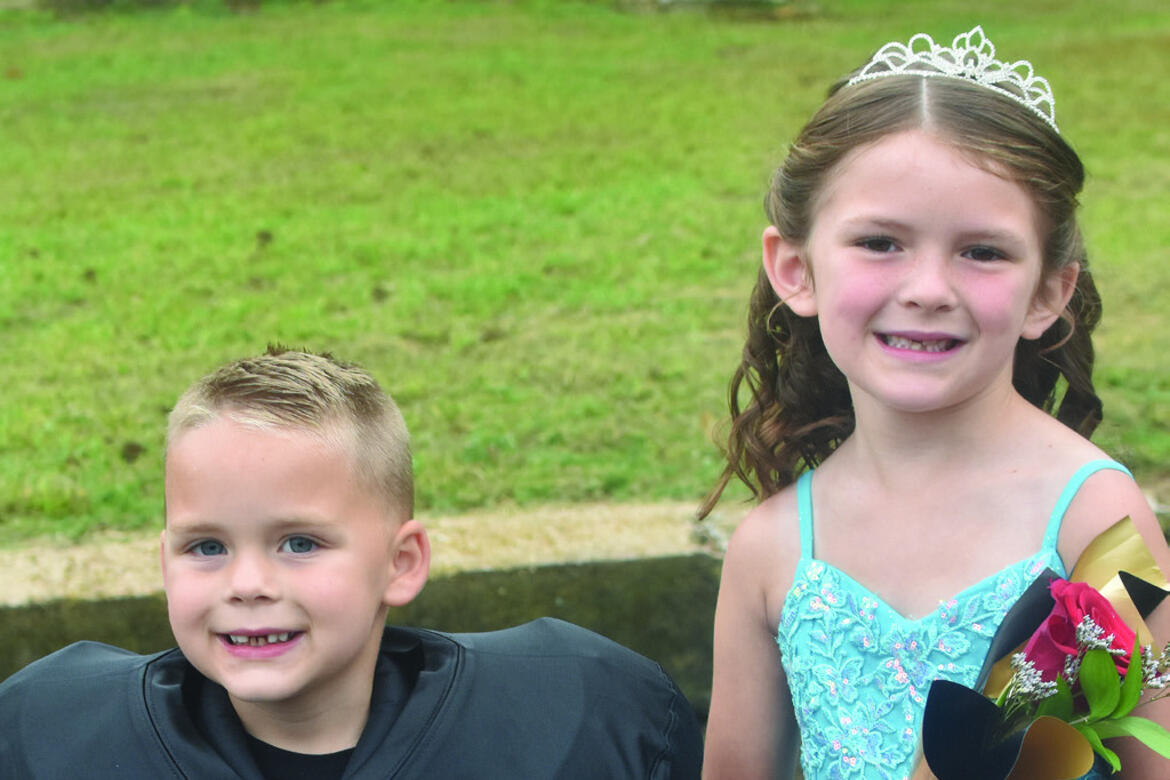 Kavet Prentice and Ripley Marshall did an excellent job as crown bearer and flower girl at homecoming