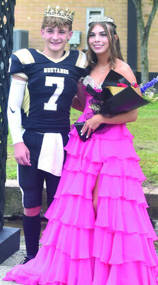 King & Queen Tyson Lindsey and Laynee Heck