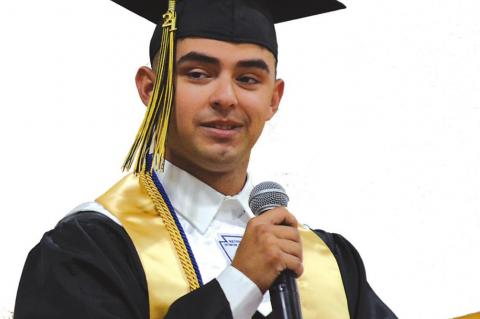 2021 Class Salutatorian A.J. Hill