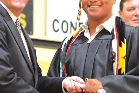 Superintendent Hiatt & L.T. Matteri