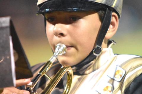 Trumpet player JR Wofford