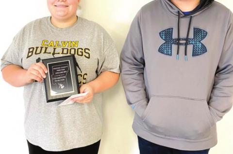 Hughes County Fair Spelling Bee Winners