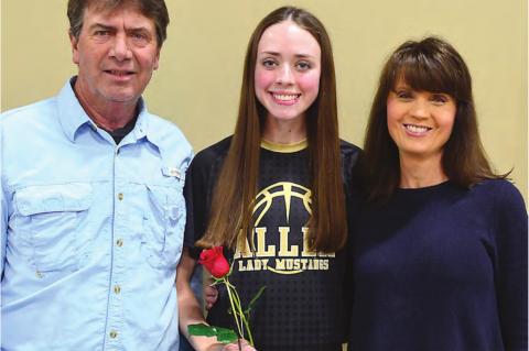 Basketball Seniors & Parents are Honored
