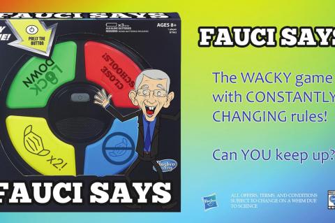 Hasbro releases exciting new ‘Fauci Says’ Game