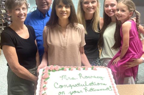 Cheryl Rowsey celebrates her 40 Years in Education
