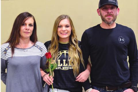 Basketball Seniors & Parents are Honored