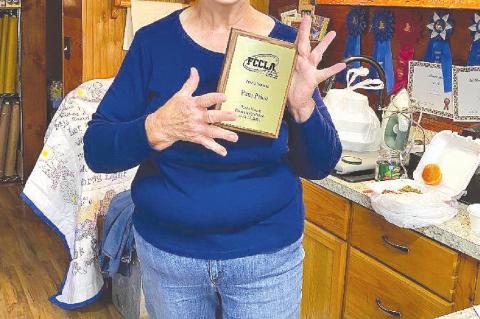 Price honored by local FCCLA