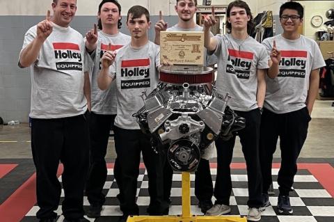 Allen Senior Hunter Boyd’s team won first place and qualified the in the Hot Rodders of America Dual to be held in Las Vegas in November