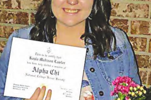ECU inducts top students into Alpha Chi