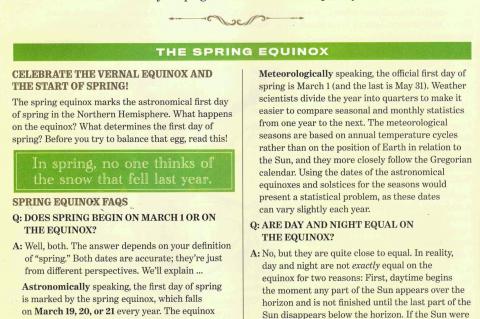 What Exactly Is the Spring Equinox and What Happens During It?