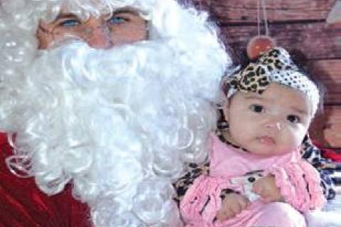Some were happy, some were sad, but everyone was excited to see Santa Saturday