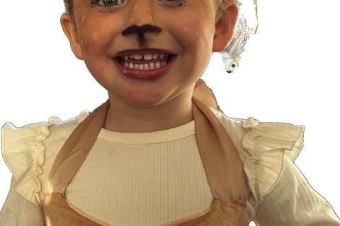 Miss Piggy (Lowen Garner) and Wild deer bottom (Wylder Rinehart) were roaming around Saturday night