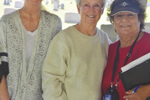 Mary Certas, Shirley Ellis and Twila Thornton