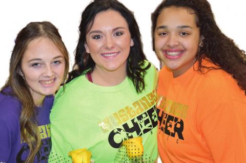 These three Allen cheerleaders