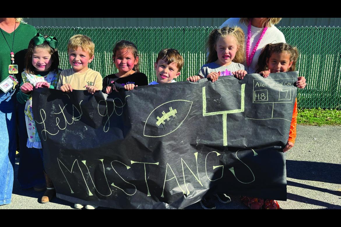 Students Cheer Allen Football team on to victory Students Cheer Allen Football team on to victory